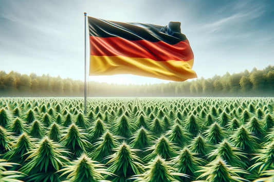 Bandeira alemã no domínio da canábis