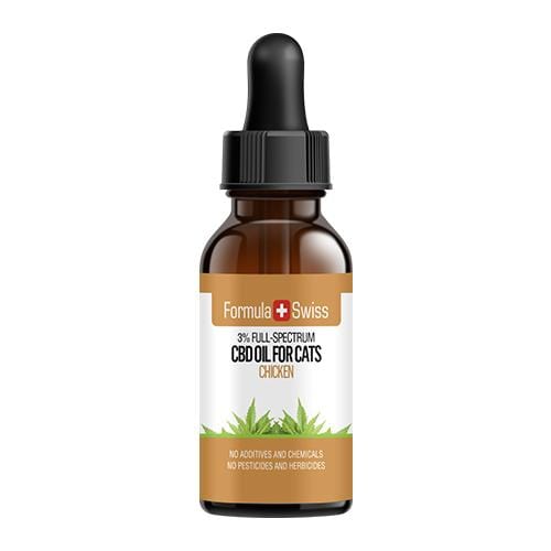 Gatos Óleo CBD em Óleo MCT com Aroma de Frango