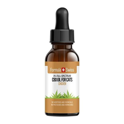 Gatos Óleo CBD em Óleo MCT com Aroma de Frango