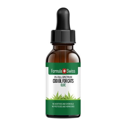 Gatos CBD óleo em azeite