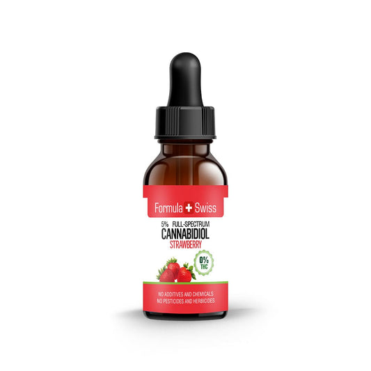 Óleo CBD em Óleo de Morango 0,2% THC