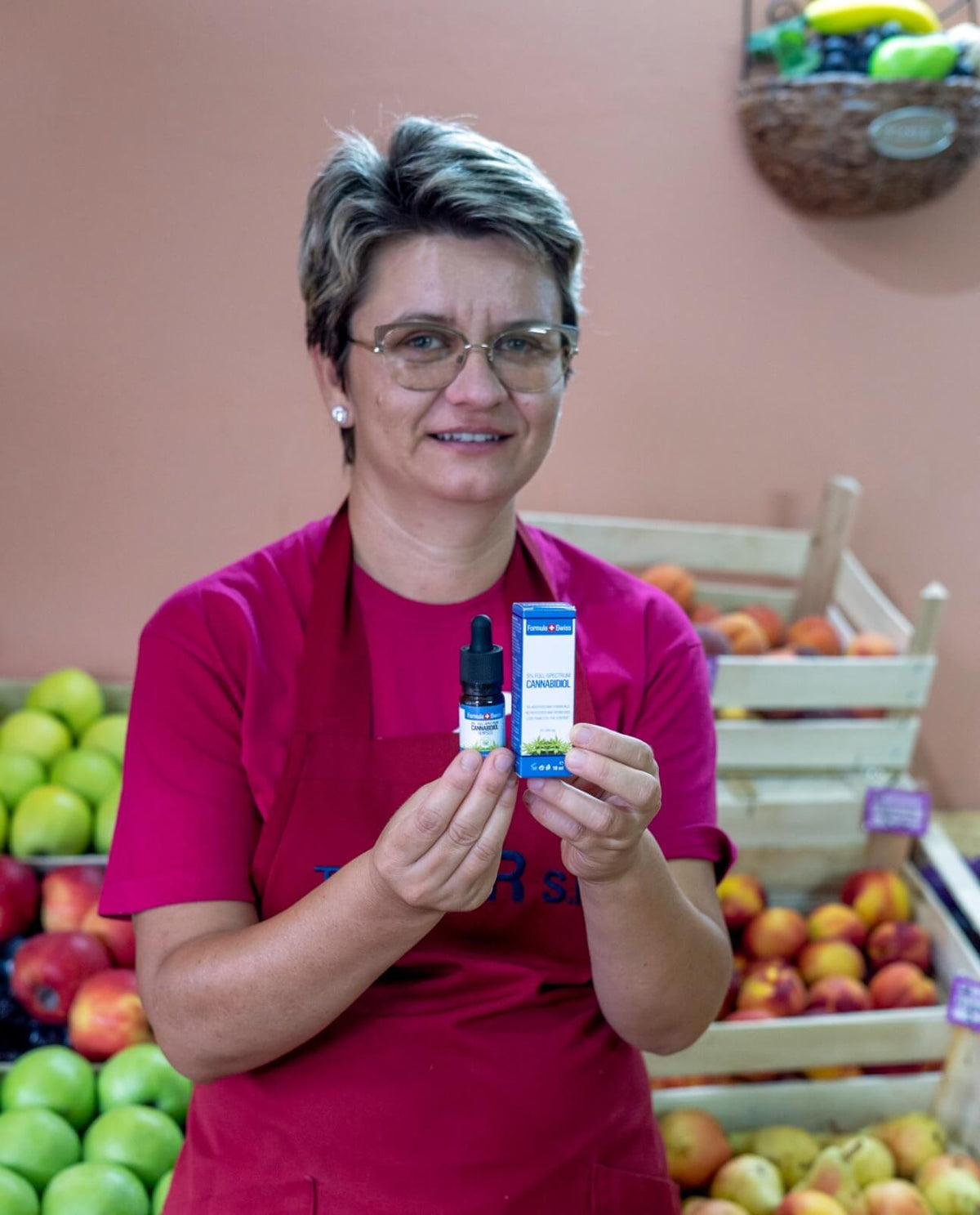 Óleo de CBD em óleo de sementes de cânhamo da Formula Swiss