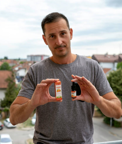 Fórmula Swiss Organic CBD Oil em óleo de laranja