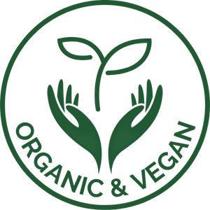 Logotipo orgânico e vegano CBD