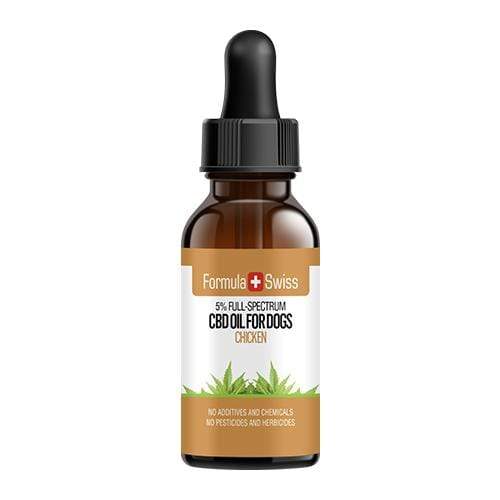 Óleo CBD em óleo MCT com aroma de frango para cães