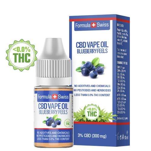Fórmula Suíça AG CBD vape 3% (300 mg)