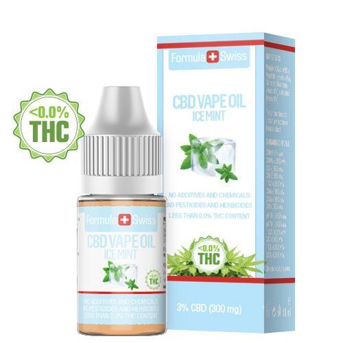 Fórmula Suíça AG CBD vape 5% (500 mg)