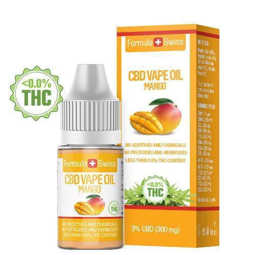 Fórmula Suíça AG CBD vape 3% (300 mg)