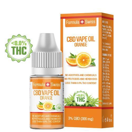 Fórmula Suíça AG CBD vape 3% (300 mg)