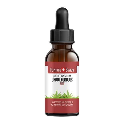 Óleo CBD em óleo MCT com aroma de carne bovina para cães